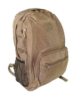 Praktyczny Plecak Materiałowy BAG STREET 2212 BRĄZOWY 42 x 32 x 13 [cm] - Plecaki - miniaturka - grafika 3