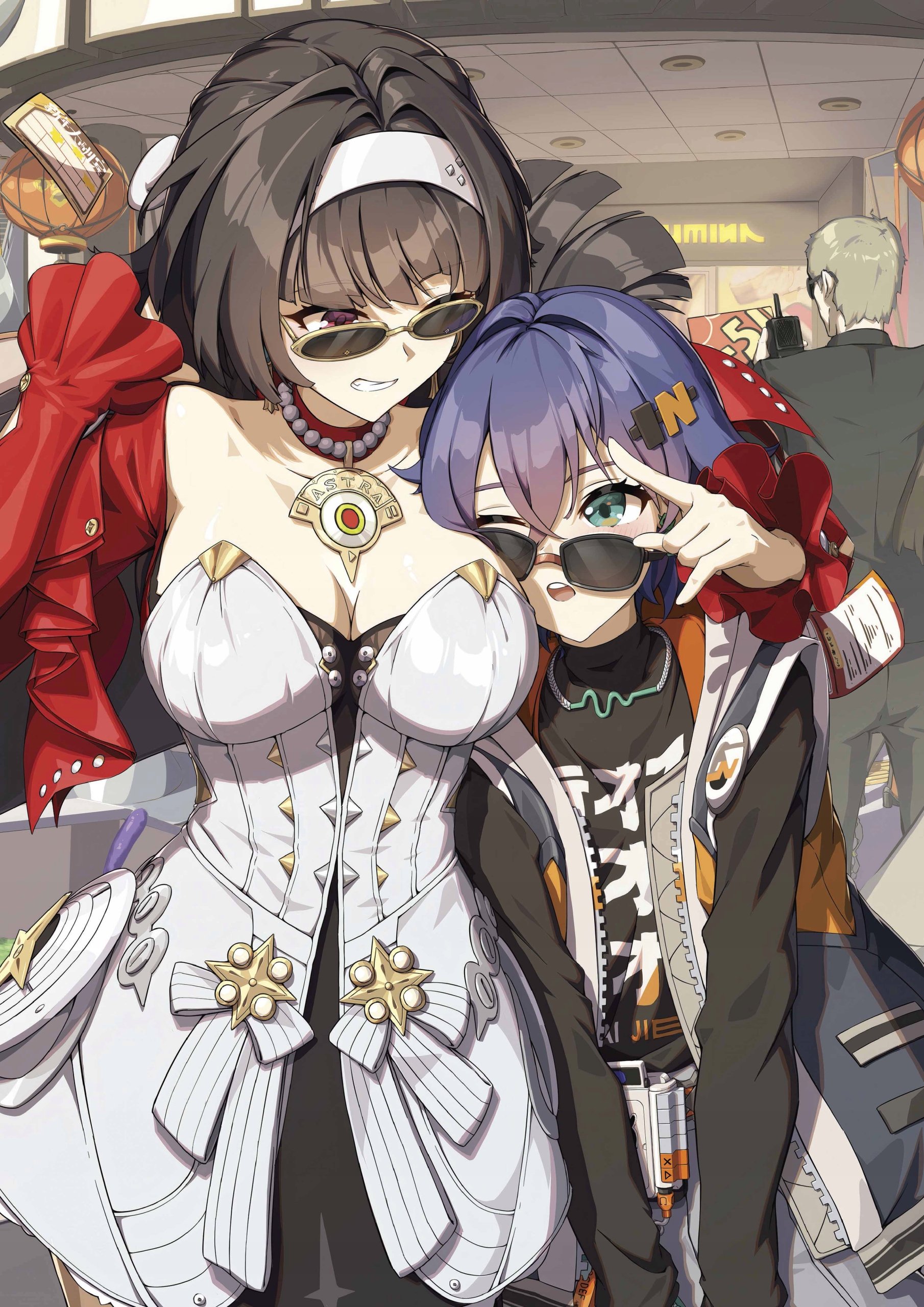 Plakat A3 Zenless Zone Zero Zzz Anime Gra Astra Yao