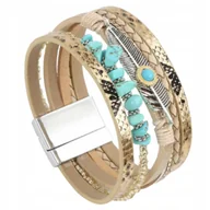 Bransoletki - Unikalna bransoletka z magnetycznym zapięciem - podkreśl swój styl - miniaturka - grafika 1