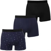 Majtki męskie - Bokserki męskie majtki bawełniane marynarski wzór 3-pak XXL - miniaturka - grafika 1