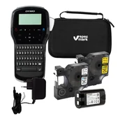 Drukarki kart i etykiet - Drukarka etykiet DYMO LabelManager 280 180dpi / do 12mm / PC / MAC / USB / z 2 szt. taśm D1 i etui w zestawie - miniaturka - grafika 1