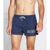 Kąpielówki męskie - BOSS BLACK Szorty kąpielowe Mooneye | Regular Fit - miniaturka - grafika 1