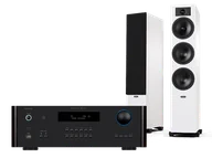 Zestawy stereo - Rotel RA-1572 MkII (czarny) + Tesi 6 (biały) - miniaturka - grafika 1