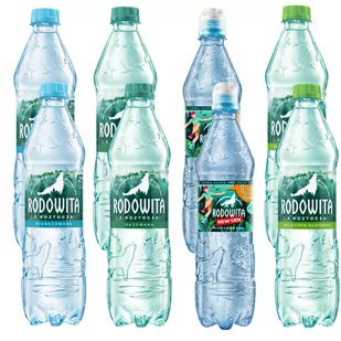 Woda mineralna RODOWITA z Roztocza MIX 8x 0,6 l - Woda - miniaturka - grafika 1