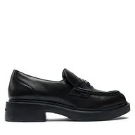 Półbuty damskie - Loafersy KARL LAGERFELD KL41213 Czarny - miniaturka - grafika 1