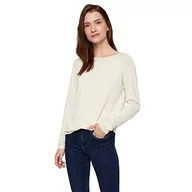 Bluzki damskie - Vero Moda Damska bluzka Vmnellie Glory Ls Noos sweter sweter, Szary (brzoza brzoza), M - miniaturka - grafika 1