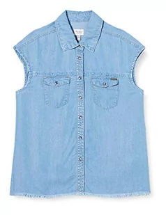 Pepe Jeans Zuri Jeansy Dziewczęce, Niebieski (000denim 000), 6-7 lat - Spodnie i spodenki dla dziewczynek - miniaturka - grafika 1