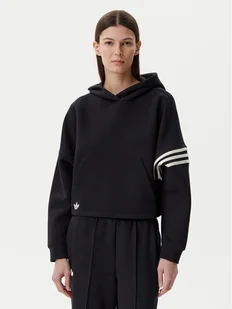 adidas Bluza Neuclassics JI8500 Czarny Oversize - Bluzy damskie - miniaturka - grafika 1