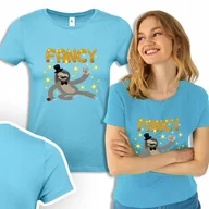 Bluzki damskie - Koszulka Bluzka TURKUS Damska Leniwiec FANCY Wz S - miniaturka - grafika 1