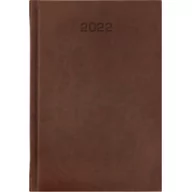 Kalendarze - VIVELLA Ksi$376żkowy A4 dzienny 2018 - jasny br$377z - miniaturka - grafika 1