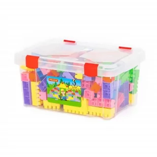 Wader Quality Toys Wader QT Klocki Budowniczy 174 elem - Tory, garaże, parkingi - miniaturka - grafika 2
