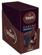 Czekolada - Karton Czekolada Gorzka Premium 64% karmel i sól morska Wawel 90g 16 sztuk - miniaturka - grafika 1