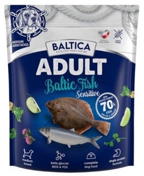 BALTICA karma dla psów średnich ras dzikie ryby bałtyckie BEZZBOŻOWA 1kg