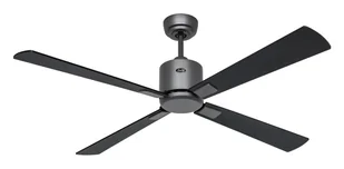 Energooszczędny wentylator sufitowy Eco Neo III 132 cm bazaltowo-szare łopatki czarny / teak z pilotem zdalnego sterowania - Wentylatory sufitowe - miniaturka - grafika 1