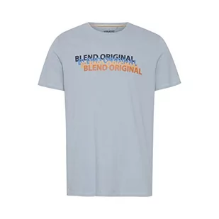 Blend Męski T-shirt T-shirt, 164010/Dusty Blue, L, 164010/Dusty Blue, L - Koszulki męskie - miniaturka - grafika 1