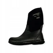 Kalosze damskie - Czarne eleganckie kalosze damskie Bogs 37 - miniaturka - grafika 1