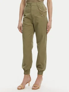 Gaudi Joggery 511BD25027 Zielony Regular Fit - Spodnie damskie - miniaturka - grafika 1
