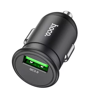 Hoco Ładowarka Samochodowa Usb Qc3.0 18w Mighty Z43 Czarna - Ładowarki samochodowe - miniaturka - grafika 1