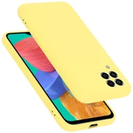 Etui i futerały do telefonów - Pokrowiec Do Samsung Galaxy M33 5G Etui w LIQUID ŻÓŁTY TPU Silikon Case Cover Obudowa Ochronny Cadorabo - miniaturka - grafika 1