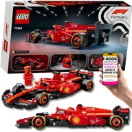 Klocki - LEGO KLOCKI PREZENT Ferrari SF-24 Bolid F1 Speed Champions 77242 – Dla Dziecka Chłopca + EBOOK-3 - miniaturka - grafika 1