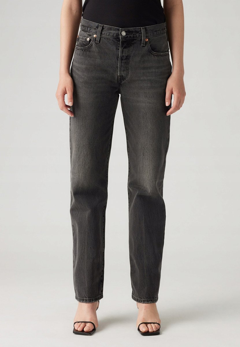 LEVI'S SZARE JEANSY MOM JEANS WYSOKI STAN BAWEŁNA 32/32 7AA