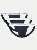 Majtki męskie - Tommy Hilfiger Komplet 3 par slipów Jock Strap UM0UM03377 Granatowy - miniaturka - grafika 1