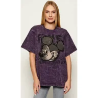 Koszulki i topy damskie - Desigual T-shirt TS_FUGAZ MICKEY Desigual x Disney Loose fit - miniaturka - grafika 1