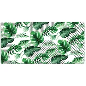 Podkładki na biurko - Ochronna mata na biurko Kropki i kreski 120x60 cm, Dywanomat - miniaturka - grafika 1