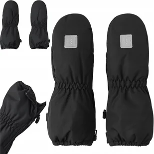 Rękawiczki dziecięce Reima Tassu r.3 czarne zimowe wiatroszczelne ocieplane - Rękawiczki dla dzieci - miniaturka - grafika 1