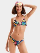 Stroje kąpielowe - Desigual Góra od bikini Jungle 24SWMK10 Kolorowy - miniaturka - grafika 1
