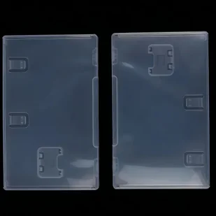 TEMU 1/2 sztuki Pudełko na Karty do Przechowywania Gier Nintendo Switch - Przezroczyste Etui z Tacką, Skutecznie Chroni i Przechowuje Karty - Akcesoria do Nintendo - miniaturka - grafika 1