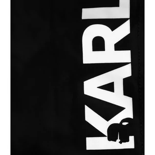 Koszulki i topy damskie - Karl Lagerfeld T-shirt nylon mix | Relaxed fit - grafika 1