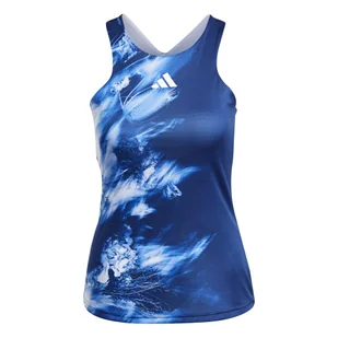 Damski podkoszulek adidas  Melbourne Tennis Y-Tank Top Multicolor/Blue L - Koszulki sportowe damskie - miniaturka - grafika 1