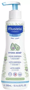 Mleko do ciała Mustela Hydra Baby Body Milk 300 ml - Balsamy i oliwki dla dzieci - miniaturka - grafika 1