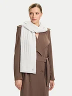 Apaszki i szaliki damskie - Tommy Hilfiger Szalik Flag Fluffy AW0AW17787 Szary - miniaturka - grafika 1