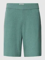 Spodnie sportowe męskie - Szorty o kroju regular fit z kieszenią z tyłu - miniaturka - grafika 1