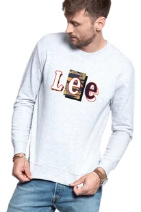 LEE BLUZA SEASONAL CAMO SWS SHARP GREY MELE L80ASP03 112121282 - Lee - Bluzy męskie - miniaturka - grafika 1