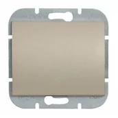 Wyłączniki światła i elektryczne - Wyłącznik pojedynczy podświetlany Abex Onyx - satyna - miniaturka - grafika 1