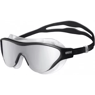 Arena The One Mask Mirror Goggles, silver/black/black 2021 Okulary do pływania 4308-101-0 - Pływanie - miniaturka - grafika 1