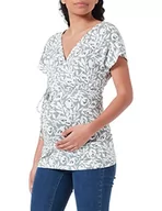 Koszulki i topy damskie - Noppies Damski Top Barry Nursing Short Sleeve All Over Print T-Shirt, Lily Pad - P966, 34 - miniaturka - grafika 1