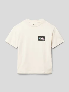 T-shirt z nadrukiem z logo - Koszulki dla chłopców - miniaturka - grafika 1
