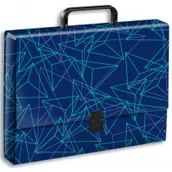 Teczki i skoroszyty - Penmate Teczka z rączką A4 T 0107 Geometria - miniaturka - grafika 1