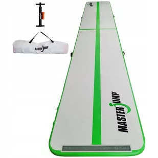 Airtrack Dmuchana Mata Gimnastyczna Master 600 X 100 X 10 Cm Grey-Green - Maty do ćwiczeń - miniaturka - grafika 1
