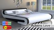 Łóżka - Rubens Love łóżko tapicerowane - 200x200 - miniaturka - grafika 1