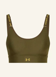 Under Armour Biustonosz Sportowy Ua Infinity Mid 2.0 Z Siateczką gruen - Biustonosze - miniaturka - grafika 1