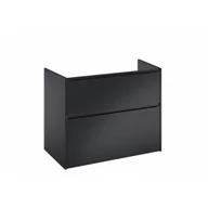 Szafki łazienkowe - ROCA A857898532 Szafka GAP PRO do kompletacji z blatem 80 cm Czarny mat - miniaturka - grafika 1
