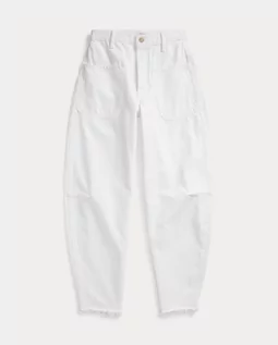 Spodnie damskie - RALPH LAUREN Białe jeansy Carrot rozmiar 24R - grafika 1
