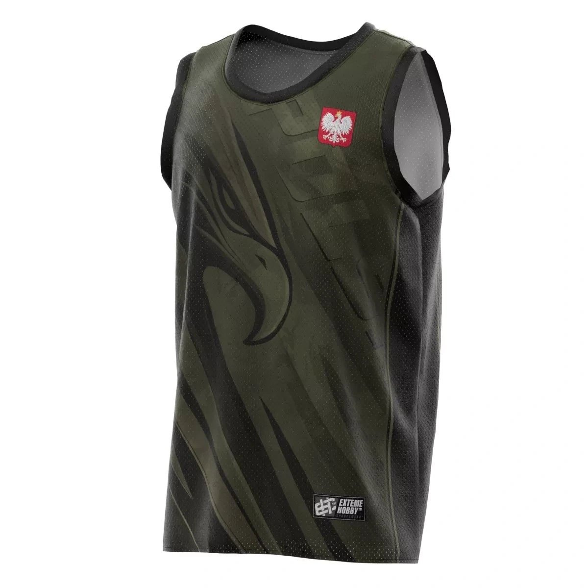 Tank Top Koszykarski EXTREME HOBBY POLSKA ULTIMATE khaki-S