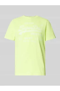 T-shirt z nadrukiem z logo model Neon - Superdry - Koszulki męskie - miniaturka - grafika 1
