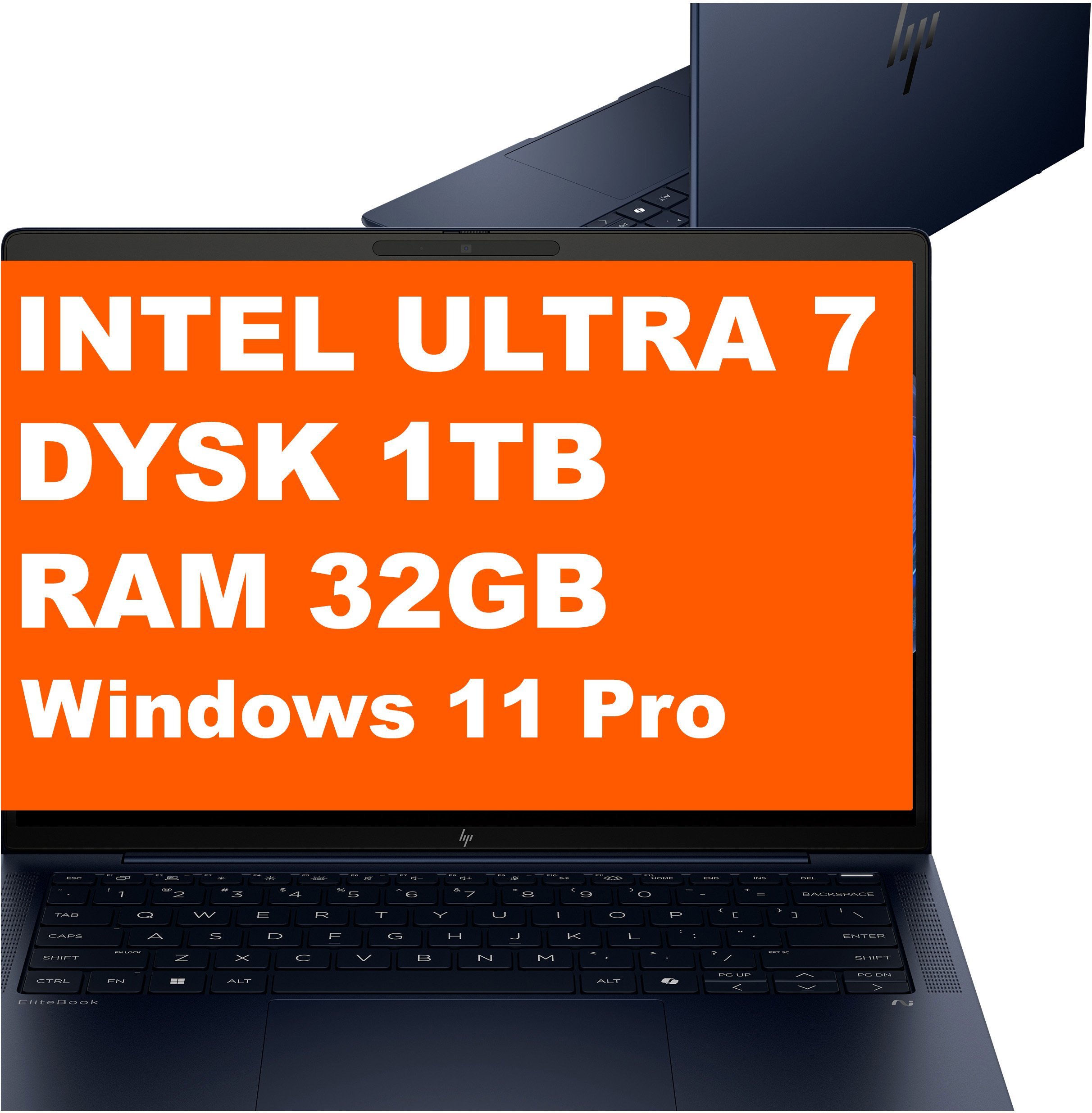 HP EliteBook Ultra G1i 14 / B66TDAT / Intel Core Ultra 7 / 32GB / 1TB / Intel Arc / 2.8K / Dotyk / Win 11 Pro